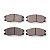 Pastilha Organica Dianteiro Bosch Para Chevrolet Captiva 2.4 2017 - Imagem 2
