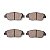 Pastilha Organica Dianteiro Bosch Para Hyundai Hb20 1.0 2012-2025 - Imagem 2