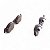 Pastilha Organica Dianteiro Bosch Para Chevrolet Agile 1.4 2009-2013 - Imagem 2