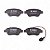 Pastilha Organica Dianteiro Bosch Para Fiat Stilo 1.8 2002-2010 - Imagem 4
