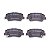 Pastilha Organica Dianteiro Bosch Para Kia Cerato 1.6 2013-2025 - Imagem 2