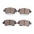 Pastilha Organica Dianteiro Bosch Para Toyota Etios 1.3 2012-2025 - Imagem 2
