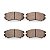 Pastilha Organica Dianteiro Bosch Para Kia Sportage 2.0 2007-2010 - Imagem 3
