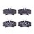 Pastilha Organica Dianteiro Bosch Para Honda Civic 1.7 2000-2006 - Imagem 3
