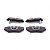 Pastilha Organica Dianteiro Bosch Para Honda Civic 1.8 2006-2014 - Imagem 1
