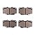Pastilha Organica Dianteiro Bosch Para Toyota Hilux 3.0 2005-2013 - Imagem 3