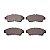 Pastilha Organica Dianteiro / Traseiro Bosch Camry 3.0 1991-2001 - Imagem 2