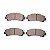 Pastilha Organica Dianteiro Bosch Para Chevrolet Cruze 1.8 2012-2014 - Imagem 2