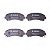 Pastilha Organica Dianteiro Bosch Trailblazer 2.8 2012-2025 - Imagem 3