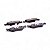 Pastilha Organica Dianteiro Bosch Para Chevrolet Meriva 1.8 2002-2012 - Imagem 2