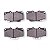 Pastilha Organica Dianteiro Bosch Para Toyota Hilux 2.7 1998-2005 - Imagem 2