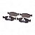 Pastilha Organica Dianteiro Bosch Para Fiat Idea 1.4 2005-2009 - Imagem 1