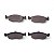 Pastilha Organica Dianteiro Bosch Para Fiat Strada 1.3 2002-2005 - Imagem 3