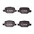 Pastilha Organica Traseiro Bosch Para Fiat Linea 1.8 2010-2016 - Imagem 3