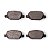 Pastilha Organica Traseiro Bosch Para Fiat Linea 1.8 2010-2016 - Imagem 2