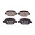 Pastilha Organica Traseiro Bosch Para Fiat Linea Hlx 1.8 2010-2011 - Imagem 1