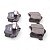 Pastilha Organica Dianteiro Bosch Para Chevrolet Vectra 2.0 2009-2011 - Imagem 2