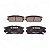 Pastilha Organica Traseiro Bosch Para Chevrolet Captiva 2.4 2009-2015 - Imagem 1