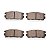 Pastilha Organica Traseiro Bosch Para Chevrolet Captiva 2.4 2009-2015 - Imagem 2