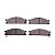Pastilha Organica Dianteiro Bosch Para Toyota Camry 3.0 1991-1996 - Imagem 2