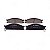 Pastilha Organica Dianteiro Bosch Para Toyota Camry 3.0 1991-1996 - Imagem 1