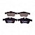 Pastilha Organica Traseiro Bosch Para Ford Focus 2.0 2008-2019 - Imagem 1