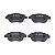 Pastilha Organica Dianteiro Bosch Para Citroen Aircross 1.6 2010-2025 - Imagem 2