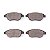 Pastilha Organica Dianteiro Bosch Para Citroen Aircross 1.6 2010-2025 - Imagem 3