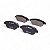 Pastilha Organica Dianteiro Bosch Para Citroen C4 2.0 2012-2013 - Imagem 4