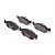 Pastilha Organica Dianteiro Bosch Para Fiat 500 Lounge Dual 1.4 2011 - Imagem 2