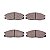 Pastilha Organica Dianteiro Bosch Para Hyundai Santa Fe 2.7 2001-2005 - Imagem 2