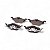 Pastilha Organica Dianteiro Bosch Astra 2.0 1995-1996 0986bb0713 - Imagem 4