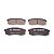 Pastilha Organica Traseiro Bosch L200 Triton 3.5 2009-2013 - Imagem 1