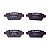 Pastilha Organica Traseiro Bosch Para Ford Fusion 2.5 2009-2025 - Imagem 3