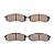 Pastilha Organica Dianteiro Bosch L200 Outdoor 2.5 2004-2020 - Imagem 2