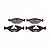 Pastilha Organica Dianteiro Bosch Palio 1.3 2000-2005 0986bb0277 - Imagem 1
