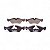 Pastilha Organica Dianteiro Bosch Astra 1.8 1998-2005 0986bb0274 - Imagem 1
