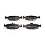 Pastilha Organica Dianteiro Bosch Para Chevrolet Classic 1.0 2008-2011 - Imagem 3