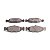 Pastilha Organica Dianteiro Bosch Para Chevrolet Montana 1.4 2010-2025 - Imagem 2