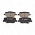 Pastilha Organica Dianteiro Bosch Para Jeep Commander 2.0 2021-2025 - Imagem 1