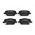 Pastilha Organica Dianteiro Bosch Para Jeep Commander 2.0 2021-2025 - Imagem 3