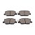 Pastilha Organica Dianteiro Bosch Para Jeep Commander 1.3 2021-2025 - Imagem 2