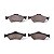 Pastilha Organica Dianteiro Bosch Para Honda Fit 1.4 2003-2014 - Imagem 2