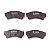 Pastilha Organica Dianteiro Bosch Para Ford Fusion 2.5 2009-2013 - Imagem 3