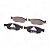 Pastilha Organica Dianteiro Bosch Para Fiat Doblo 1.6 2001-2003 - Imagem 1