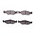 Pastilha Organica Dianteiro Bosch Para Ford Fiesta 1.0 1996-2010 - Imagem 2