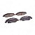 Pastilha Organica Dianteiro Bosch Para Nissan Livina 1.8 2009-2014 - Imagem 1