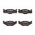Pastilha Organica Dianteiro Bosch Golf 1.8 1994-1997 0986bb0045 - Imagem 3