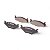 Pastilha Organica Dianteiro Bosch Para Volkswagen Golf 2.8 1994-1997 - Imagem 4