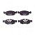 Pastilha Organica Dianteiro Bosch Para Fiat Grand Siena 1.4 2012-2016 - Imagem 3